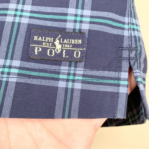 Polo by Ralph Lauren Plaid Mesh Lined Swim Trunks XXL EUC - Picture 4 of 10